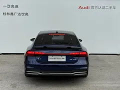 2021 Audi A7 45 TFSI, синий — фото 19
