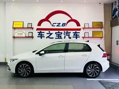 2021 Volkswagen Golf 280TSI DSG Pro, белый — фото 3