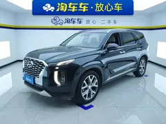 2021 Hyundai Palisade 3.5L AT 4WD GLS, синий — фото 1