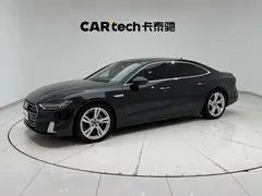 2022 Audi A7L L 45 TFSI S-line, чёрный — фото 1
