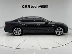 2022 Audi A7L L 45 TFSI S-line, чёрный — фото 4