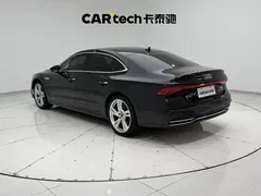 2022 Audi A7L L 45 TFSI S-line, чёрный — фото 7