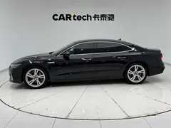 2022 Audi A7L L 45 TFSI S-line, чёрный — фото 8