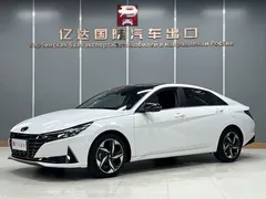 2022 Hyundai Elantra 1.5L CVT LUX Premium, белый — фото 1