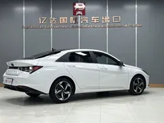 2022 Hyundai Elantra 1.5L CVT LUX Premium, белый — фото 12