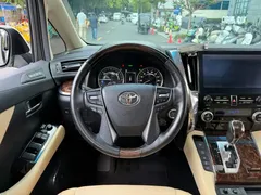 2021 Toyota Alphard Hybrid 2.5L Luxury, белый — фото 14