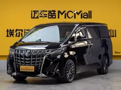 2021 Toyota Alphard Hybrid 2.5L Premium, чёрный — фото 1