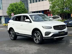 2022 Geely Atlas 1.8TD DCT, белый — фото 3