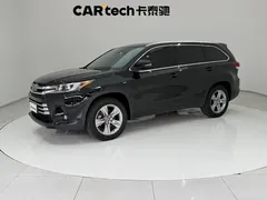 2021 Toyota Highlander 2.0T 4WD Luxury 7, чёрный — фото 1