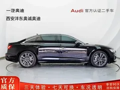 2022 Audi A6L 55 TFSI quattro, чёрный — фото 3