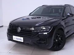 2022 Volkswagen Touareg 3.0TSI, чёрный — фото 3