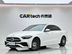 2022 Mercedes-Benz C-Class C 260 L Sport, белый — фото 1