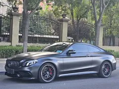 2019 Mercedes-Benz C-Class AMG C 63 S, чёрный — фото 1