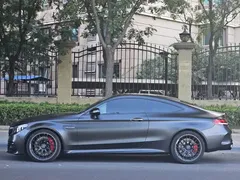 2019 Mercedes-Benz C-Class AMG C 63 S, чёрный — фото 2