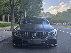 2019 Mercedes-Benz C-Class AMG C 63 S, чёрный — фото 4