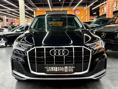 2021 Audi Q7 55 TFSI quattro S line, чёрный — фото 2