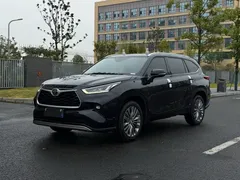 2022 Toyota Highlander 380T 4WD Premium 7, чёрный — фото 1