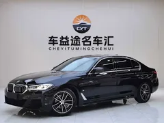 2022 BMW 5 Series 5 525Li M, чёрный — фото 1