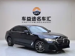 2022 BMW 5 Series 5 525Li M, чёрный — фото 2