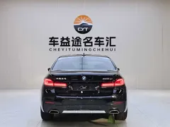 2022 BMW 5 Series 5 525Li M, чёрный — фото 3