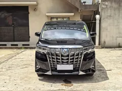 2021 Toyota Alphard Hybrid 2.5L Luxury, чёрный — фото 2