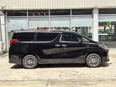 2021 Toyota Alphard Hybrid 2.5L Luxury, чёрный — фото 19