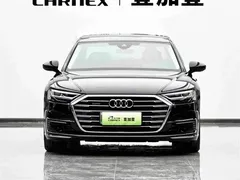2022 Audi A8L 60 TFSIe quattro, чёрный — фото 2