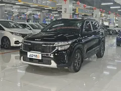 2023 Kia Seltos 1.5L CVT Luxury, чёрный — фото 1