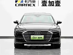 2022 Audi A8L 60 TFSIe quattro, чёрный — фото 2