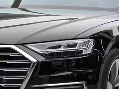 2022 Audi A8L 60 TFSIe quattro, чёрный — фото 3