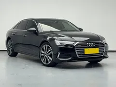 2021 Audi A6L 45 TFSI quattro, чёрный — фото 2