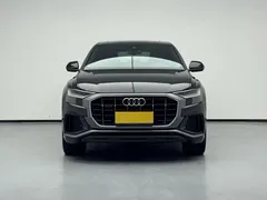2021 Audi Q8 55 TFSI, чёрный — фото 2