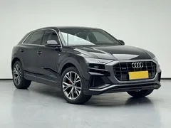 2021 Audi Q8 55 TFSI, чёрный — фото 3
