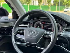 2022 Audi A8L 50 TFSI quattro, чёрный — фото 16