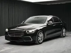 2022 Mercedes-Benz S-Class S 400 L, чёрный — фото 1