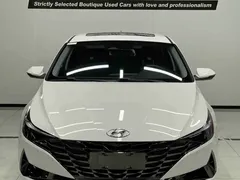 2022 Hyundai Elantra 1.5L CVT LUX Premium, белый — фото 2