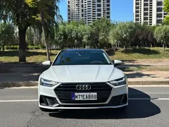 2022 Audi A7 45 TFSI, белый — фото 2