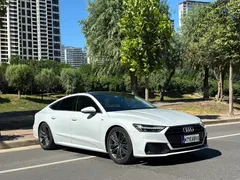 2022 Audi A7 45 TFSI, белый — фото 3