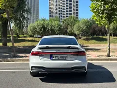 2022 Audi A7 45 TFSI, белый — фото 8