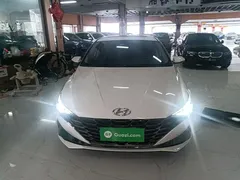 2022 Hyundai Elantra 1.5L CVT LUX Premium, белый — фото 3