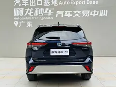 2022 Toyota Highlander Hybrid 2.5L 4WD Premium 7, синий — фото 5