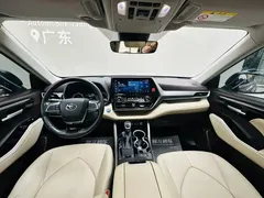 2022 Toyota Highlander Hybrid 2.5L 4WD Premium 7, синий — фото 6