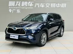 2022 Toyota Highlander Hybrid 2.5L 4WD Premium 7, синий — фото 16