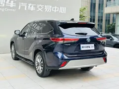 2022 Toyota Highlander Hybrid 2.5L 4WD Premium 7, синий — фото 17