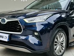 2022 Toyota Highlander Hybrid 2.5L 4WD Premium 7, синий — фото 20