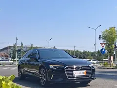 2021 Audi A6L 45 TFSI quattro, чёрный — фото 3