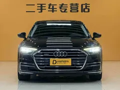 2021 Audi A8L 50 TFSI quattro, чёрный — фото 2