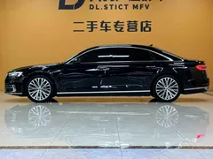 2021 Audi A8L 50 TFSI quattro, чёрный — фото 3