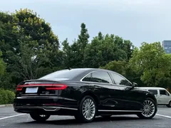 2021 Audi A8L 50 TFSI quattro, чёрный — фото 5