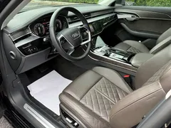 2021 Audi A8L 50 TFSI quattro, чёрный — фото 25